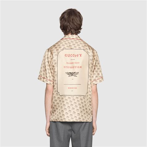 gucci stamp bowling shirt replica|gucci t-shirt lookup.